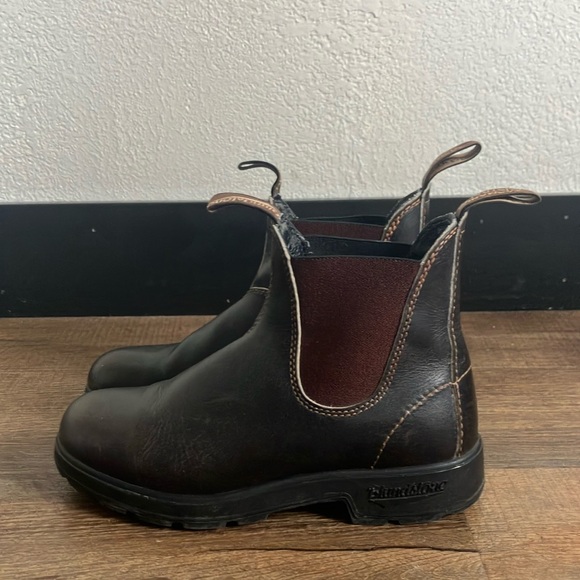 Brown Leather Chelsea Boots - Picture 2 of 8